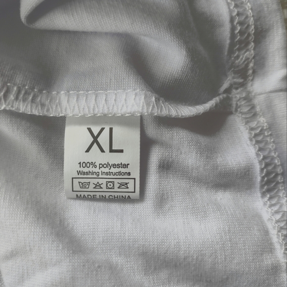 Polyester, XL (12) IT'S FINE, I'M FINE ...NWOT - Picture 5 of 6